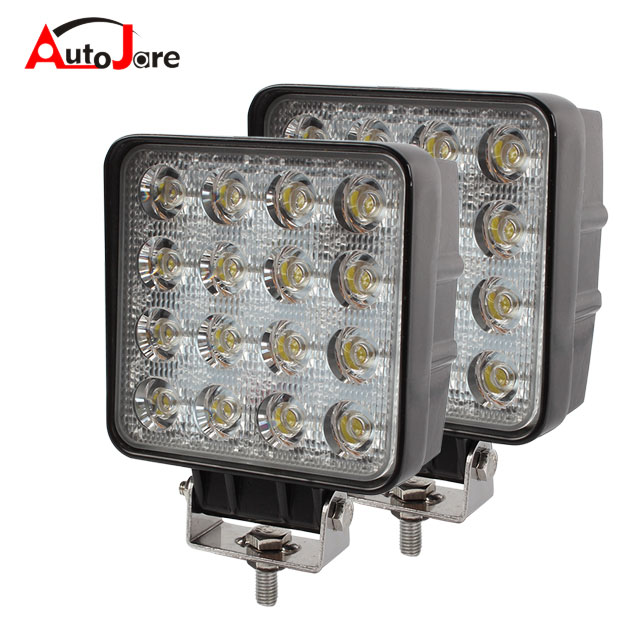 4 inch square 48w led work light off road Spot lights truck lights