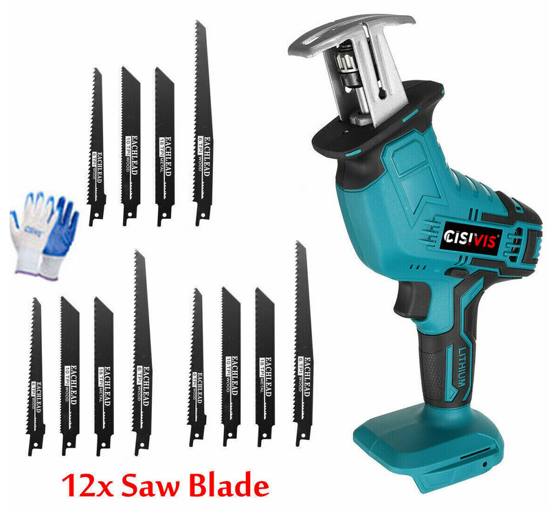 Cordless Reciprocating Saw for Makita 18V Max Variable Speed Tool Only